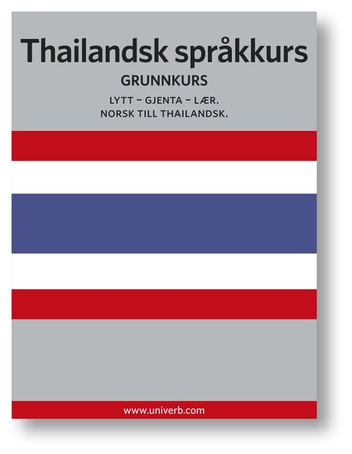 Thailandsk språkkurs - Lydbok - Univerb - Storytel