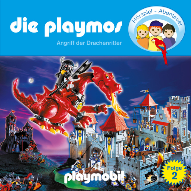 Die Playmos - Das Original Playmobil Hörspiel: Folge 2: Angriff der  Drachenritter - Hörbuch - Simon X. Rost, Florian Fickel - Storytel