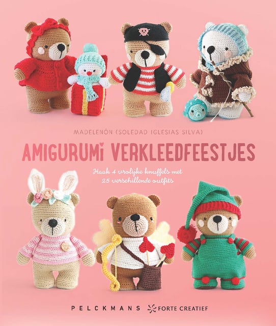 brug audit louter Amigurumi verkleedfeestjes: Maak 4 vrolijke knuffels met 25 verschillende  outfits - E-book - Madelenon - Storytel